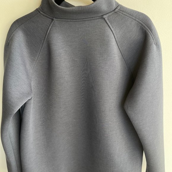 The North Face Womens 1/4 zip pop over jacket grey quarter zip Large - Picture 3 of 3